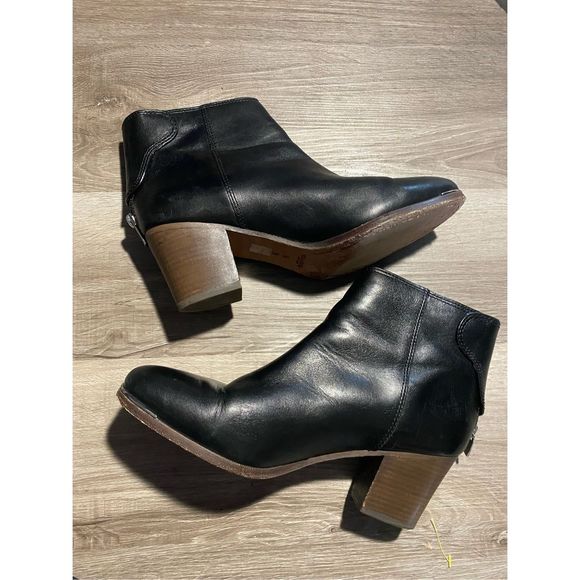 Coach Waldorf Bootie Black Polished Calf Leather Boots, Size 8.5, MSRP $318 - Picture 5 of 14